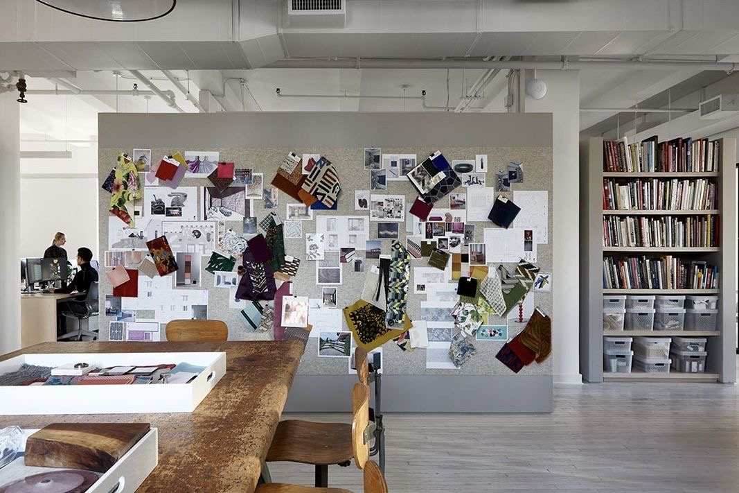 Pared de tejidos y muestras del estudio